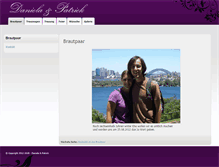 Tablet Screenshot of daniela-und-patrick.ch